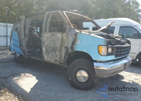 1994 Ford Econoline E350 Van z USA, uszkodzony, nr VIN 1FTJE34H2RHA01365